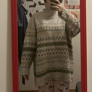 Winter sweater oversized